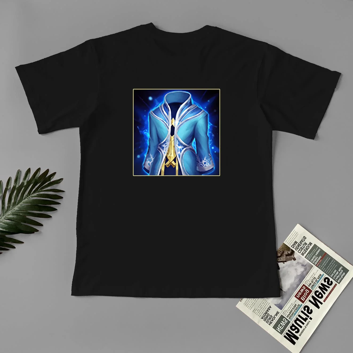 Áo thun Áo choàng băng giá-T-Shirt Oversize Back-Màu Đen